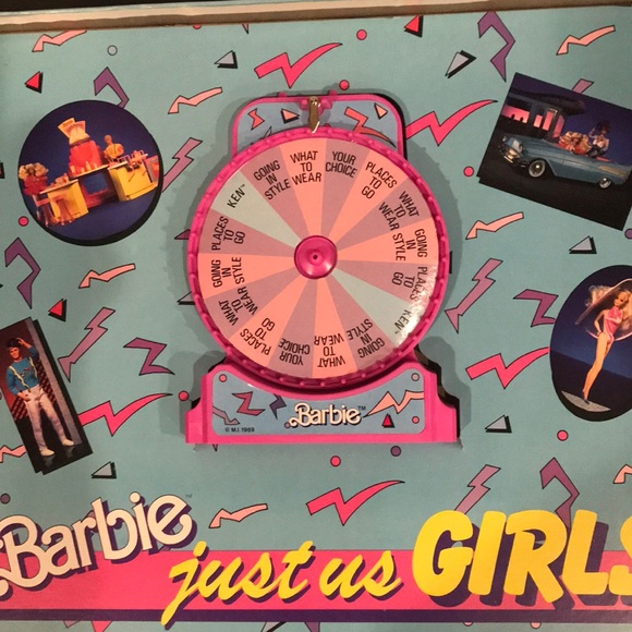 1989 Barbie just us GIRLS game - Picture 4 of 6